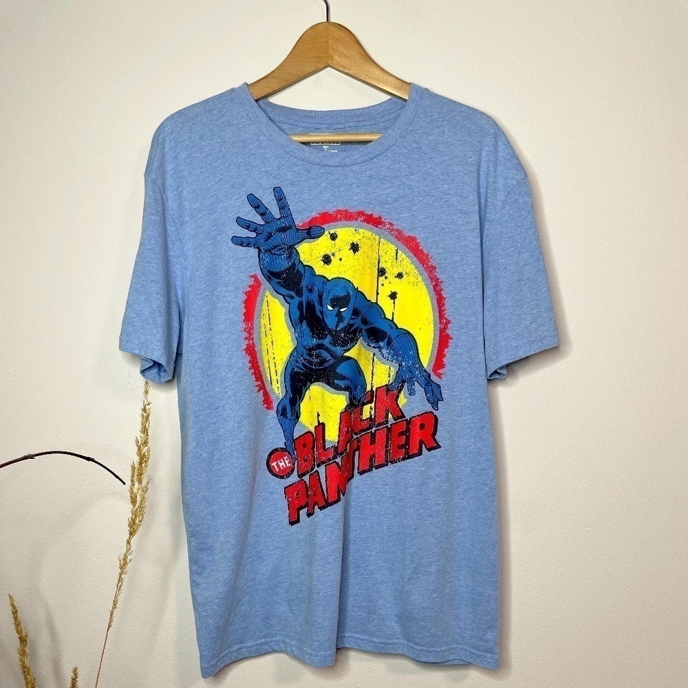 Marvel The Black Panther Short Sleeve Men's Shirt